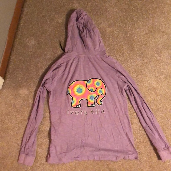 ivory ella Tops - 🐘Ivory Ella hooded long sleeve tee🐘